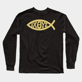 IXTUS - fish, an ancient sign of the early Christians Long Sleeve T-Shirt